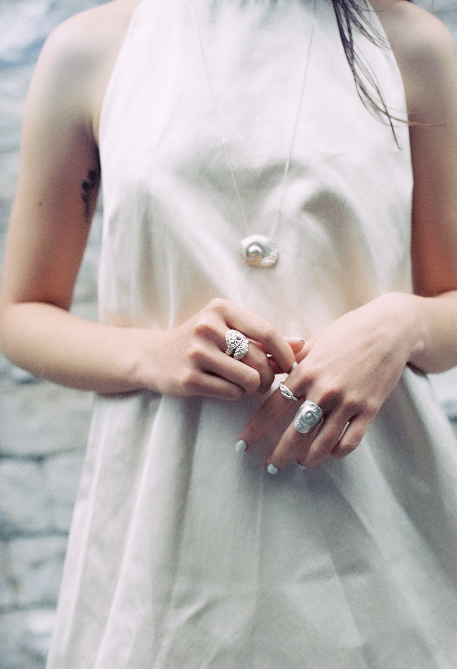 Shell spiral Ring