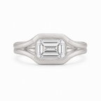18KWG 2ct diamond - pinky ring