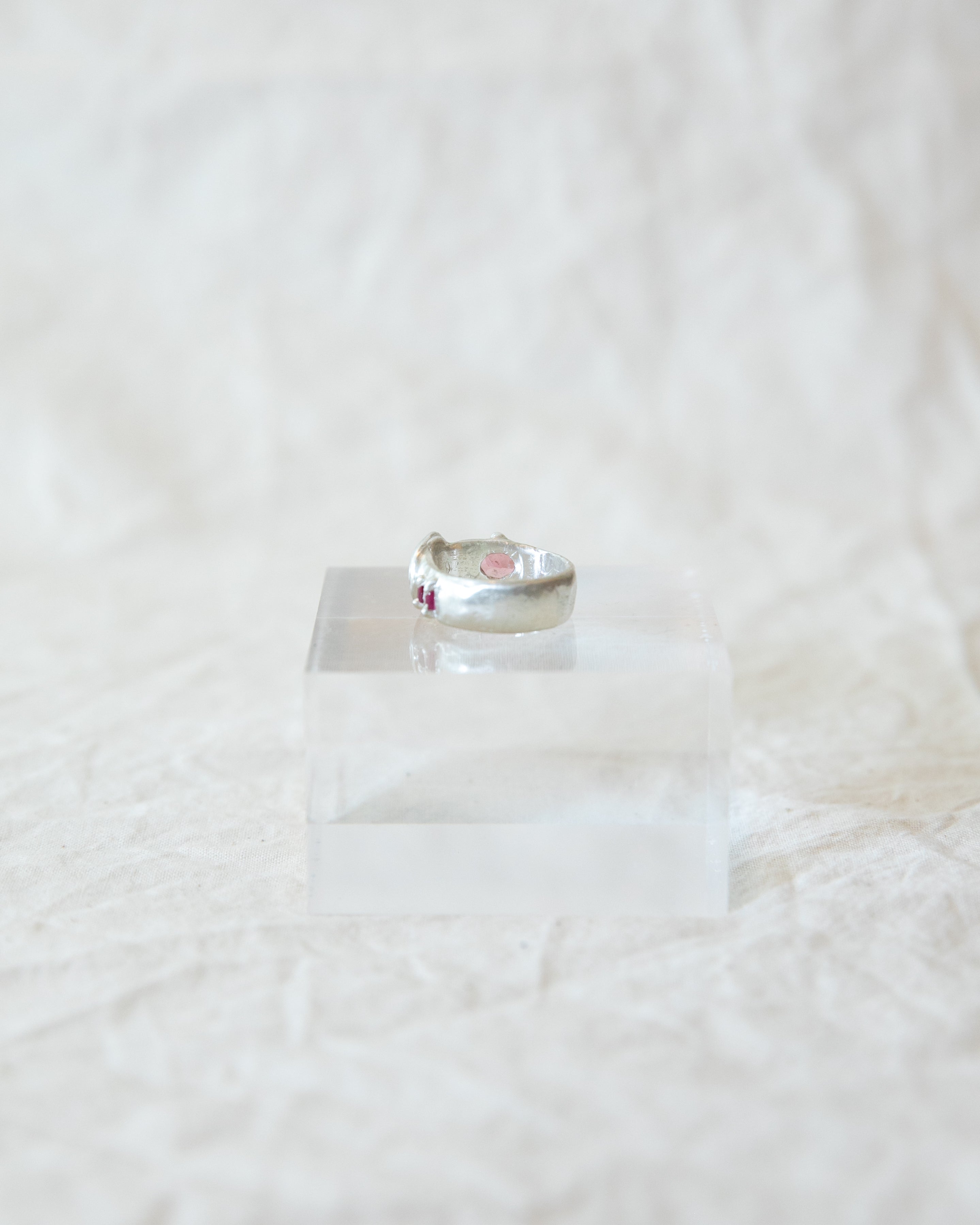 Spiral Gem Ring
