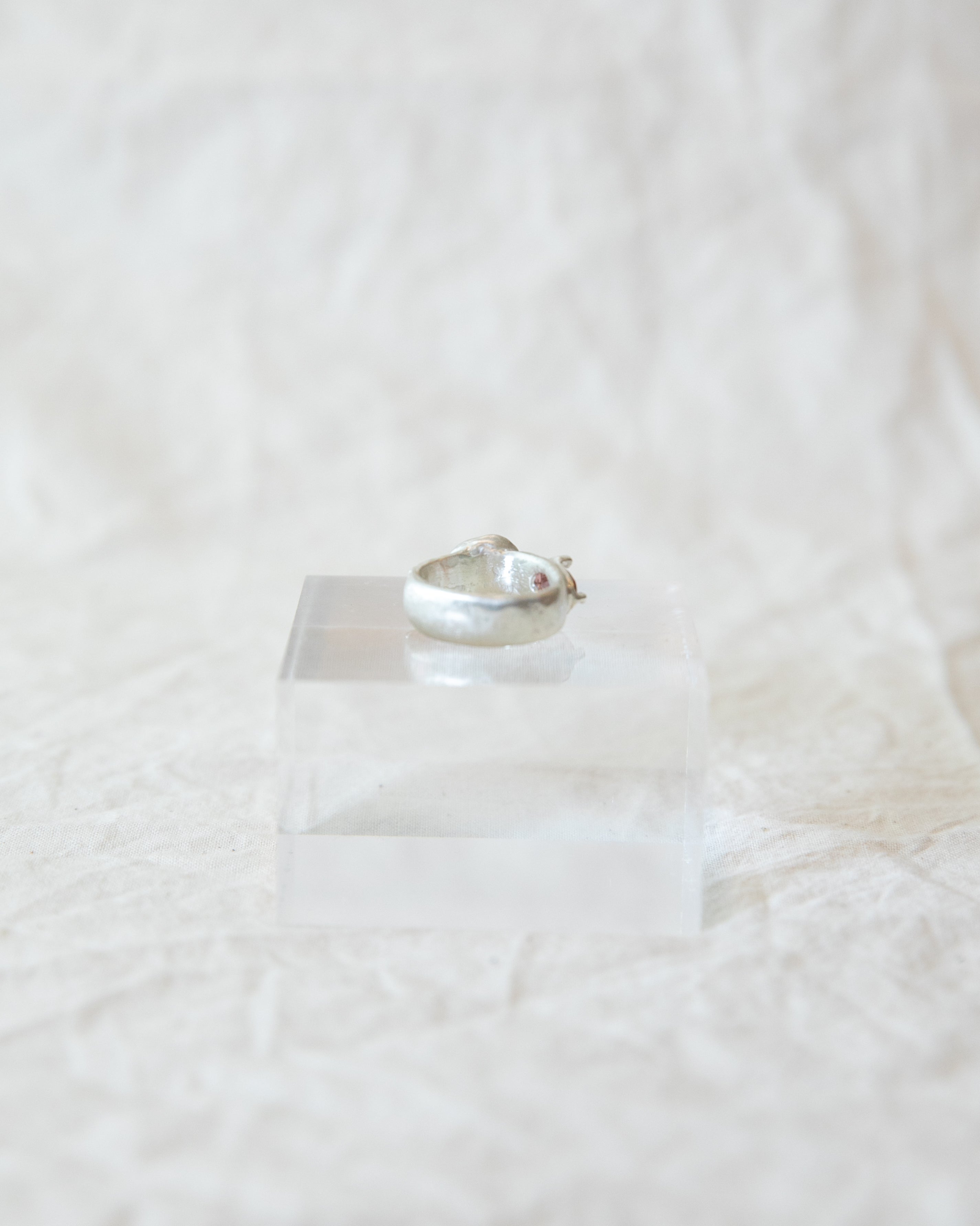 Spiral Gem Ring