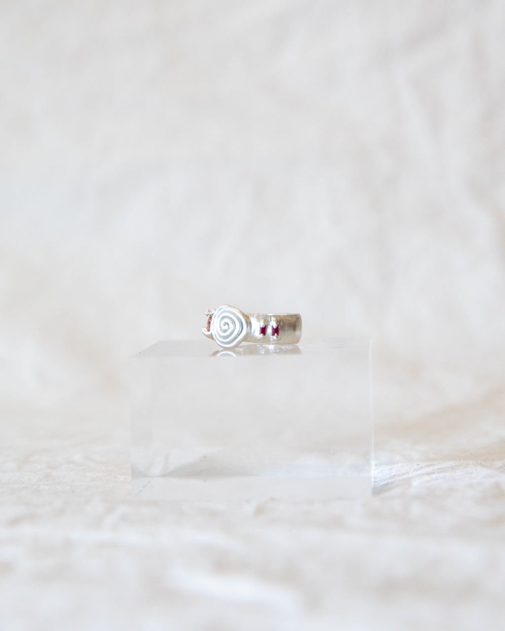 Spiral Gem Ring