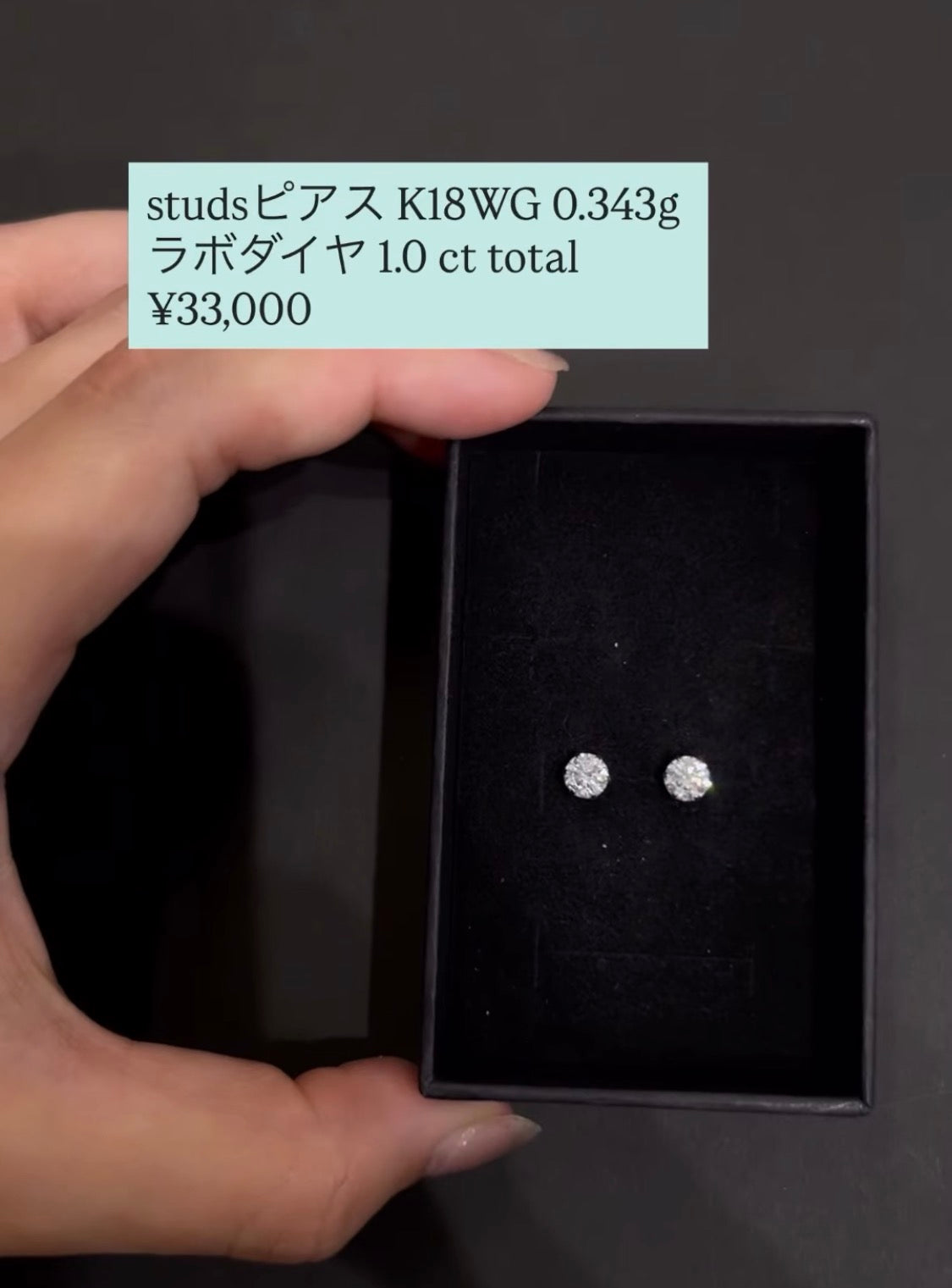 studs diamond 1.0ct total