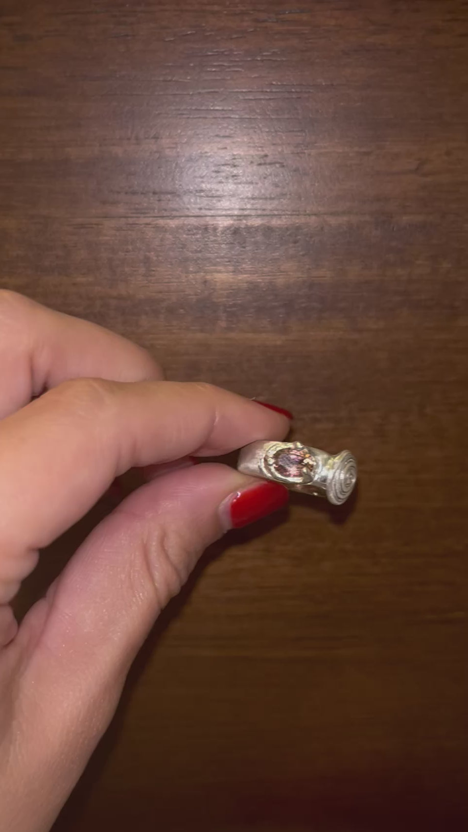 Spiral Gem Ring